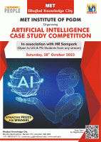 Case Study Competition on Artificial Intelligence 2023 Case Study Competition Poster
